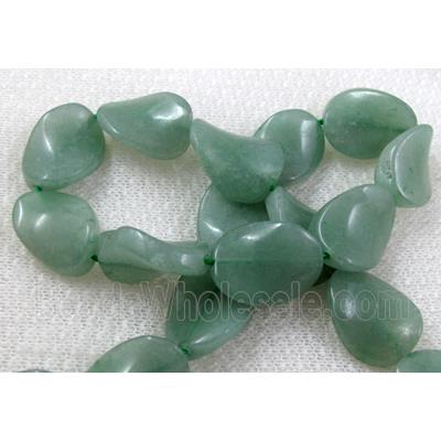 Natural Twist Leaf Gemstone bead