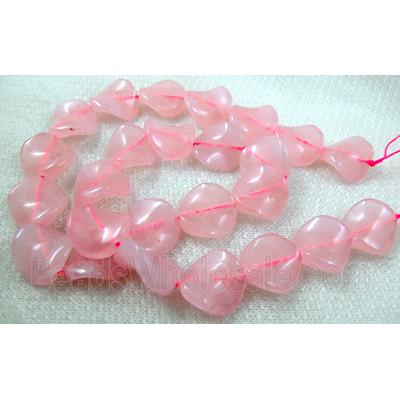 Natural Twist Coin Gemstone bead