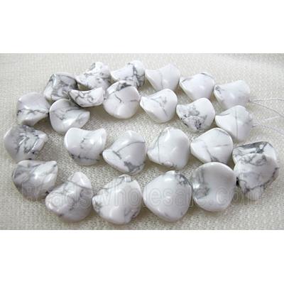 Natural Twist Coin Gemstone bead