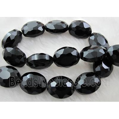 Crystal Glass Beads,  faceted horse eye