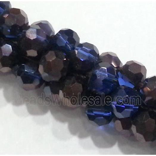 handmade braided chain with chinese crystal glass bead, faceted