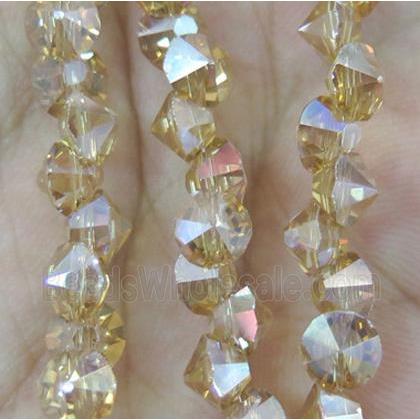 chinese crystal glass bead, diamondoid