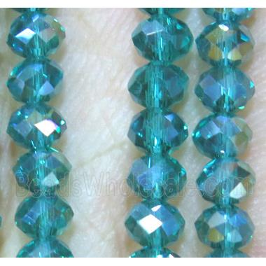 chinese crystal bead, faceted rondelle