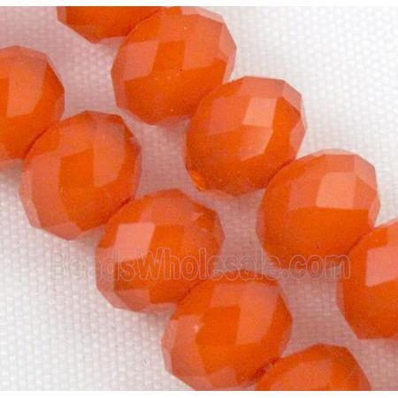 glass crystal bead, faceted wheel