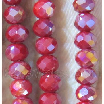 chinese crystal bead, faceted rondelle