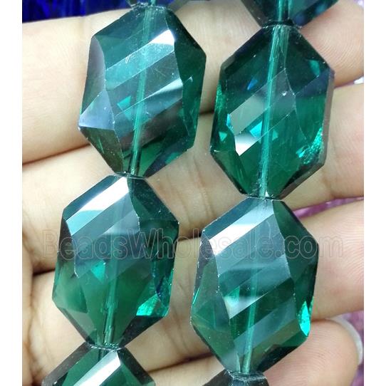 Chinese crystal bead, faceted