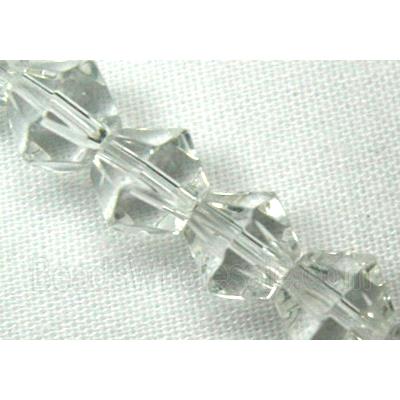 Clear Bicone glass beads