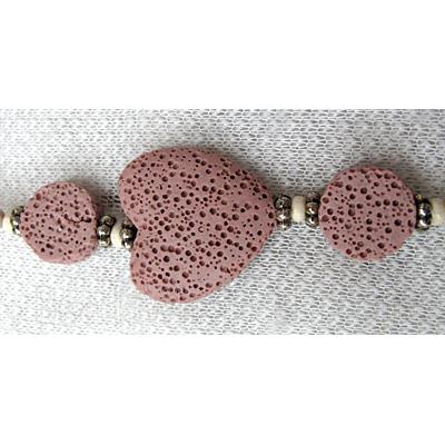 Handmade Lave Necklace