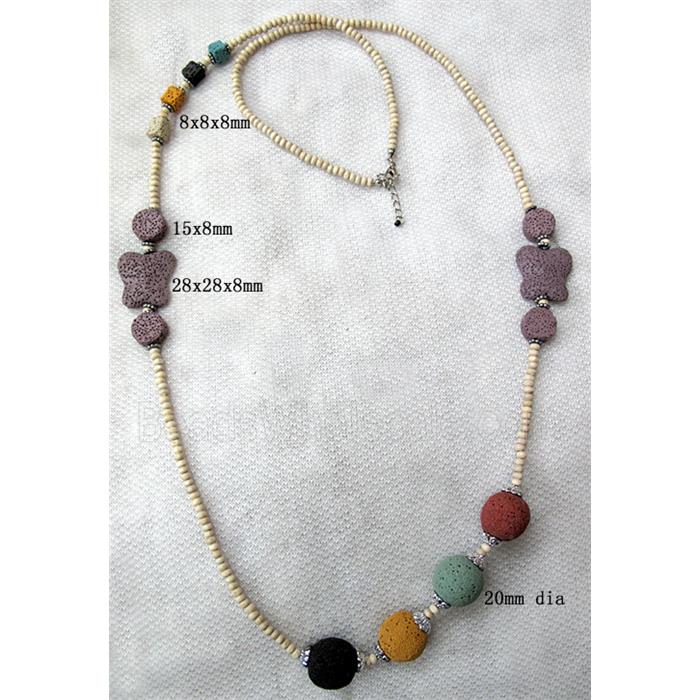 Handmade Lave Necklace