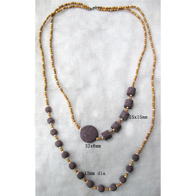 Handmade Lave Necklace