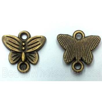 tibetan silver butterfly pendant non-nickel, bronze