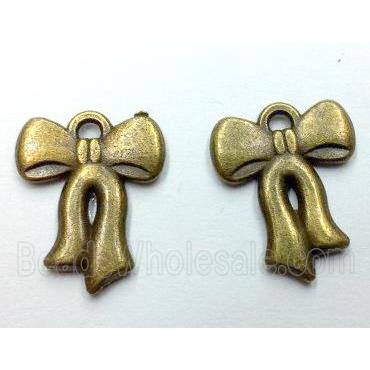 cancer ribbons, tibetan silver pendant non-nickel, bronze