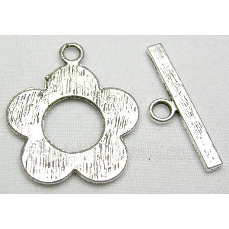 Tibetan Silver toggle clasps non-nickel