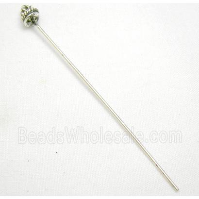 Tibetan Silver Pin Charms Non-Nickel
