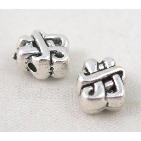 tibetan silver spacer bead, non-nickel