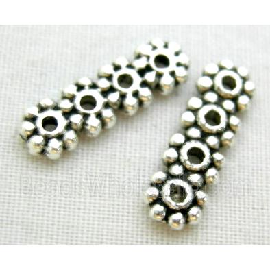 Tibetan Silver Spacers Bars Non-Nickel
