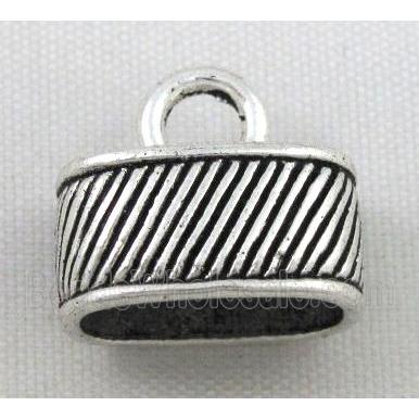 tibetan silver pendant, non-nickel
