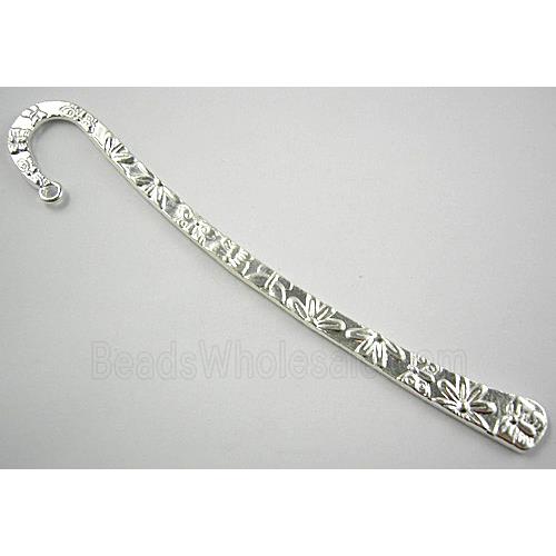 Silver Plated Bookmark, Tibetan Silver Non-Nickel