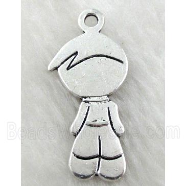 Tibetan Silver kids pendant Non-Nickel