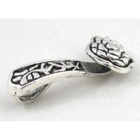 tibetan silver pendant bead, non-nickel