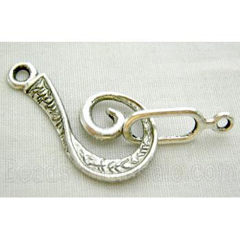 Tibetan Silver Toggle Clasps Non-Nickel