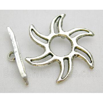 Tibetan Silver toggle clasps non-Nickel