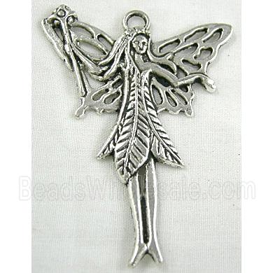 Angel, Tibetan Silver Charms Non-Nickel