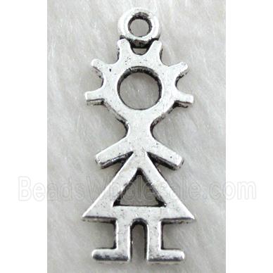 Tibetan Silver Non-Nickel charm pendant