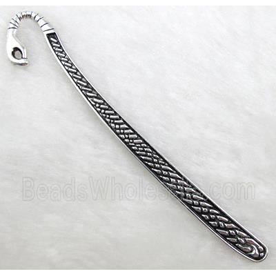 Snake Bookmark, Tibetan Silver Non-Nickel