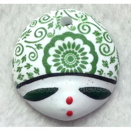 Porcelain pendant