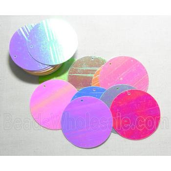 mixed Plastic Flake, flat-round