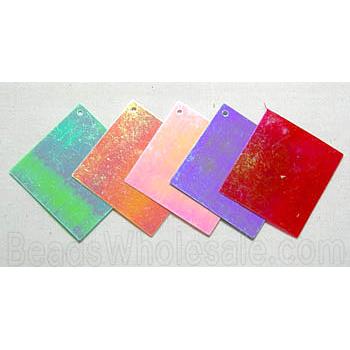 mixed Plastic Flake, square card
