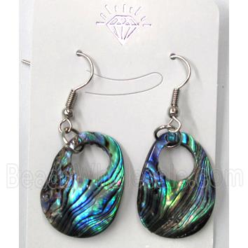 Paua Abalone shell earring, GoGo, mxied