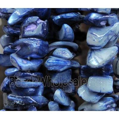 Fresh water shell bead, freeform