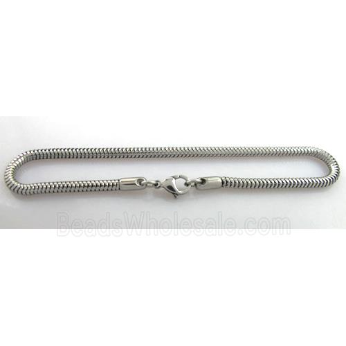 stainless steel chain bracelet