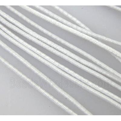 elastic fabric wire, binding thread, white