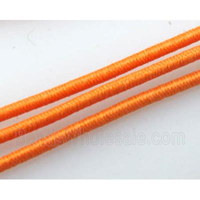 elastic fabric wire, binding thread, orange
