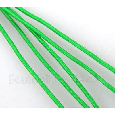 elastic fabric wire, binding thread, green