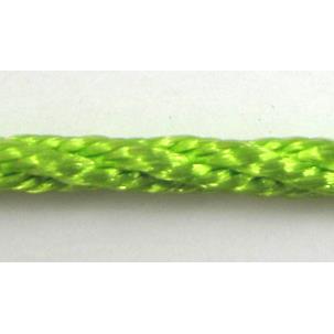 Twist Cotton Rattail Jewelry bindings wire, olive