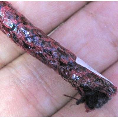 brown PU leather wrapped cord