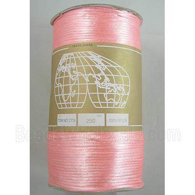 pink Satin Rattail Cord