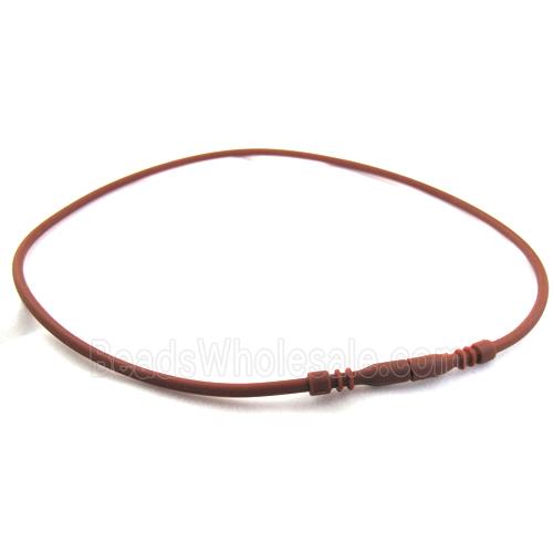 Jewelry making necklace cord, rubber