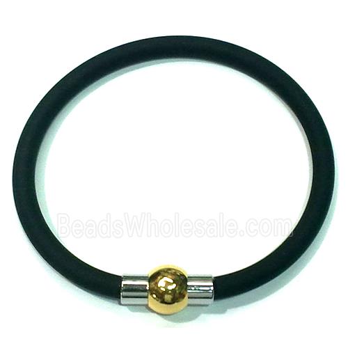 Jewellry Making necklace and bracelet cord, rubber, black