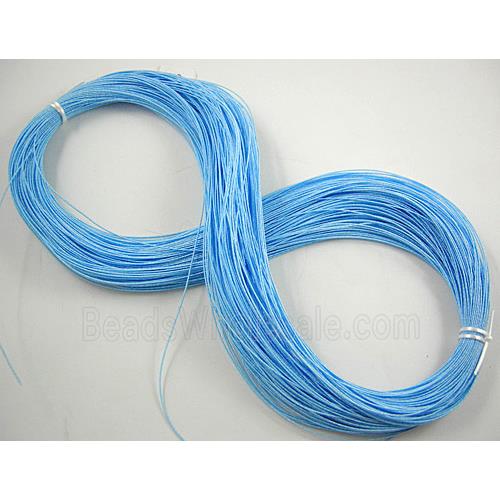 waxed wire, round, grade a, blue