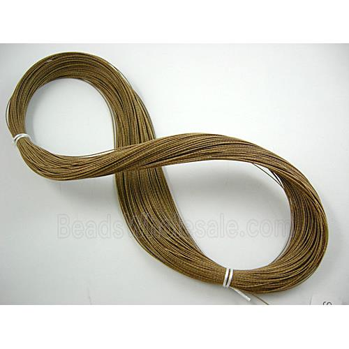 waxed wire, round, grade a