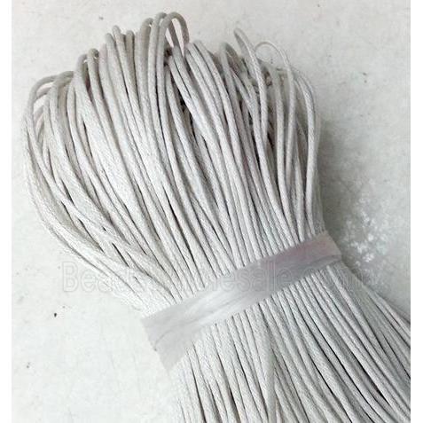 White Jewelry Binding Waxed Wire