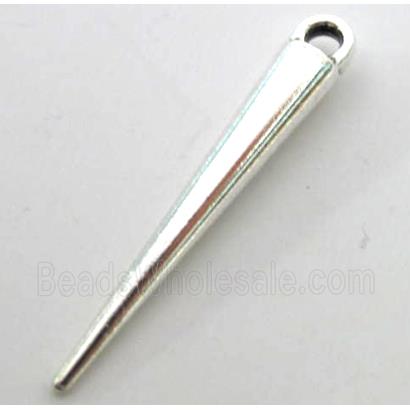 tibetan silver bullet pendant non-nickel