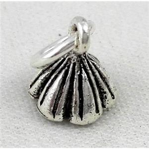 Thailand Sterling Silver pendant, antique silve, approx 7mm dia [925ATS011]