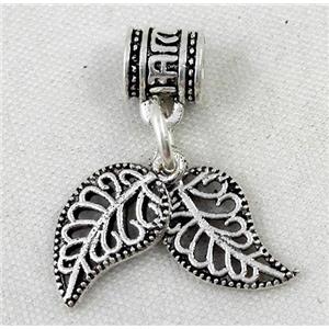 Thailand Sterling Silver bead, antique silve, approx 6-12mm, 3mm hole [925ATS037]