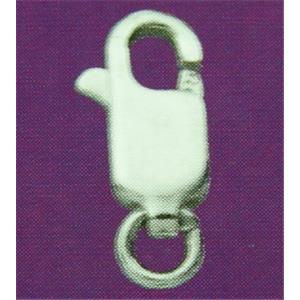 Sterling Silver Lobster Claw Clasp findings, 8mm [925THYC008]